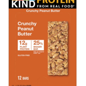 KIND 26026 1.76 oz. Protein Bars - Crunchy Peanut Butter (12/Pack)