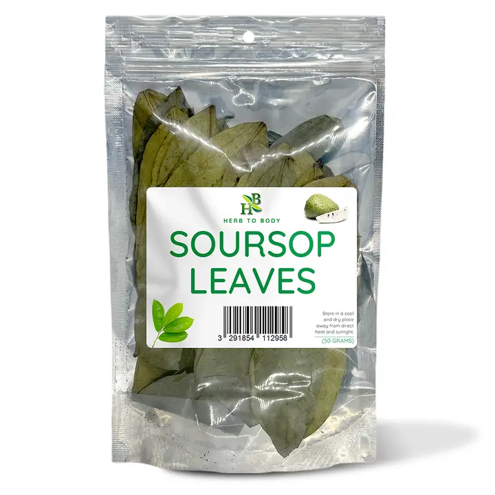 Wholesale Soursop Leaf 50 Grams - Approximately 80 leaves
