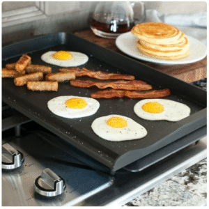 Nordic Ware Ceramic Nonstick Double Backsplash Griddle